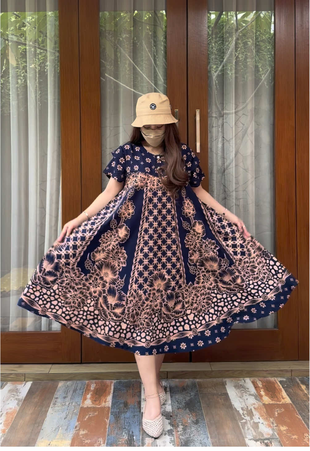 Secantik ini rugi sih kalo engga di co, cuss co Daster Klok Kode Sakura bawah lebar mayung cantik banget 😍 Ld120 Pb110 muat bb40-85kg🥰🔥 #soundviral #dasterviral #dastermurah #dasterkekinian #luvema 