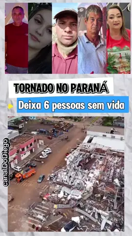 Saiba quem são as seis vítimas que morreram durante tornado no Paraná #juliakwapis #riobrancoparana #riobonito #ciclone #canaldodiego 