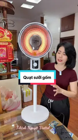 Quạt sưởi gốm #tiktokshop #xuhuong #nguyetviettel #quatsuoi 