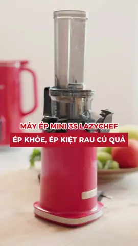Chị em độc thân hoặc gia đình ít người, muốn tập tành ăn sạch, thanh lọc cơ thể bằng nước ép rau củ quả thì tham khảo Máy ép chậm mini Lazychef này ạ #mayepchamlazychef #lazychefvietnam #mayepcham3s #mayepchammini #mecmini 