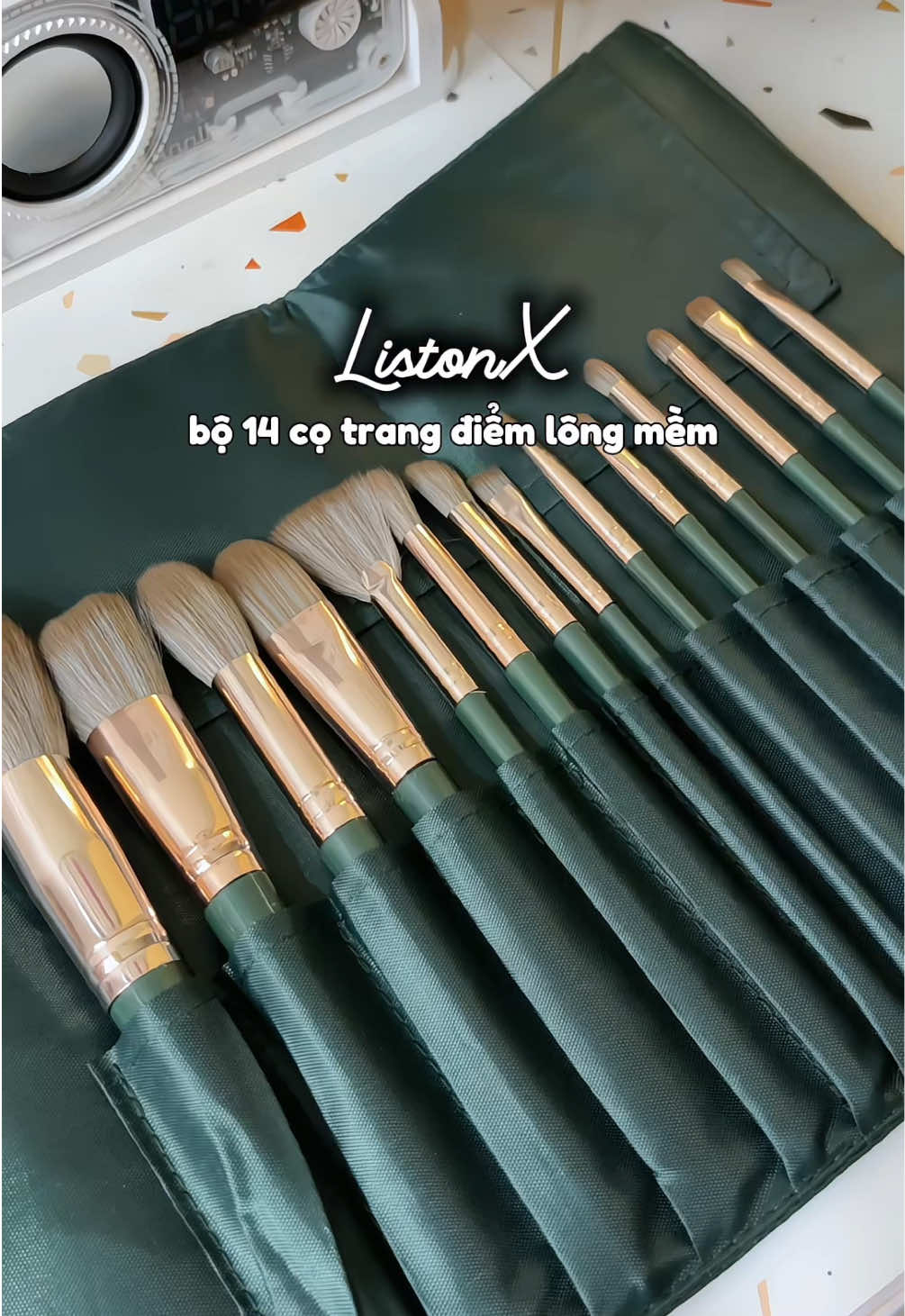 Bộ cọ giá hssv cho người mới bắt đầu #cotrangdiem #boco14cay #cotrangdiemlistonx #listonx #comakeup 