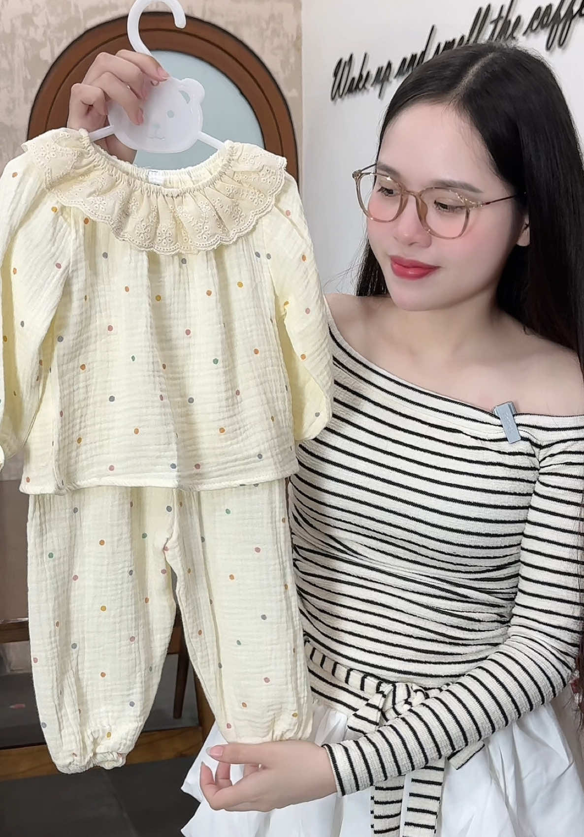 Set bộ dài tay chất vải xô mềm mại cho bé mặc thu đông #thoitrangtreem #bodaitaychobe #phamdiutb 