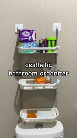 aesthetic bathroom organizer, 100 plus lang🤗 #bathroomdesign #bathroomorganizer #storagerack #fyppppppppppppppppppppppp #bathroomessentials 
