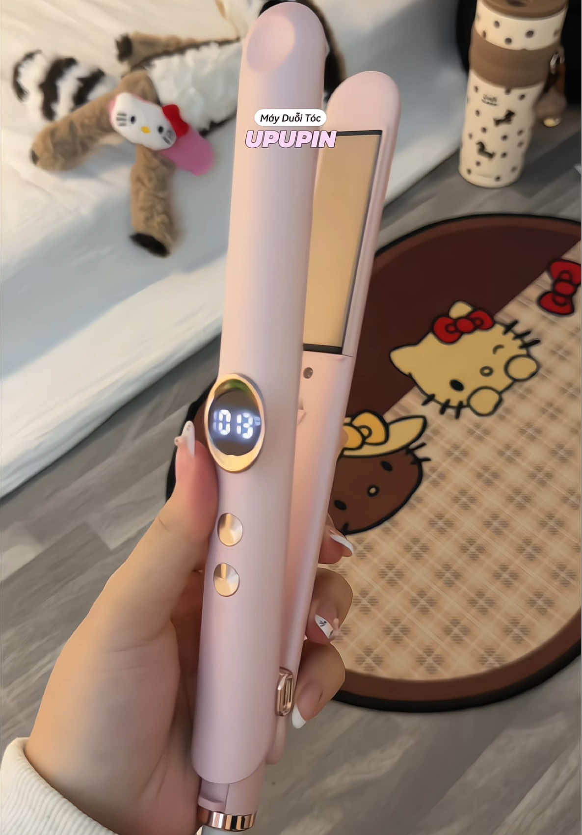 Máy duỗi tóc UPUPIN 2IN1 ✨✨✨ #mayduoitoc #upupin #unboxing #viralvideo #mocgiao 