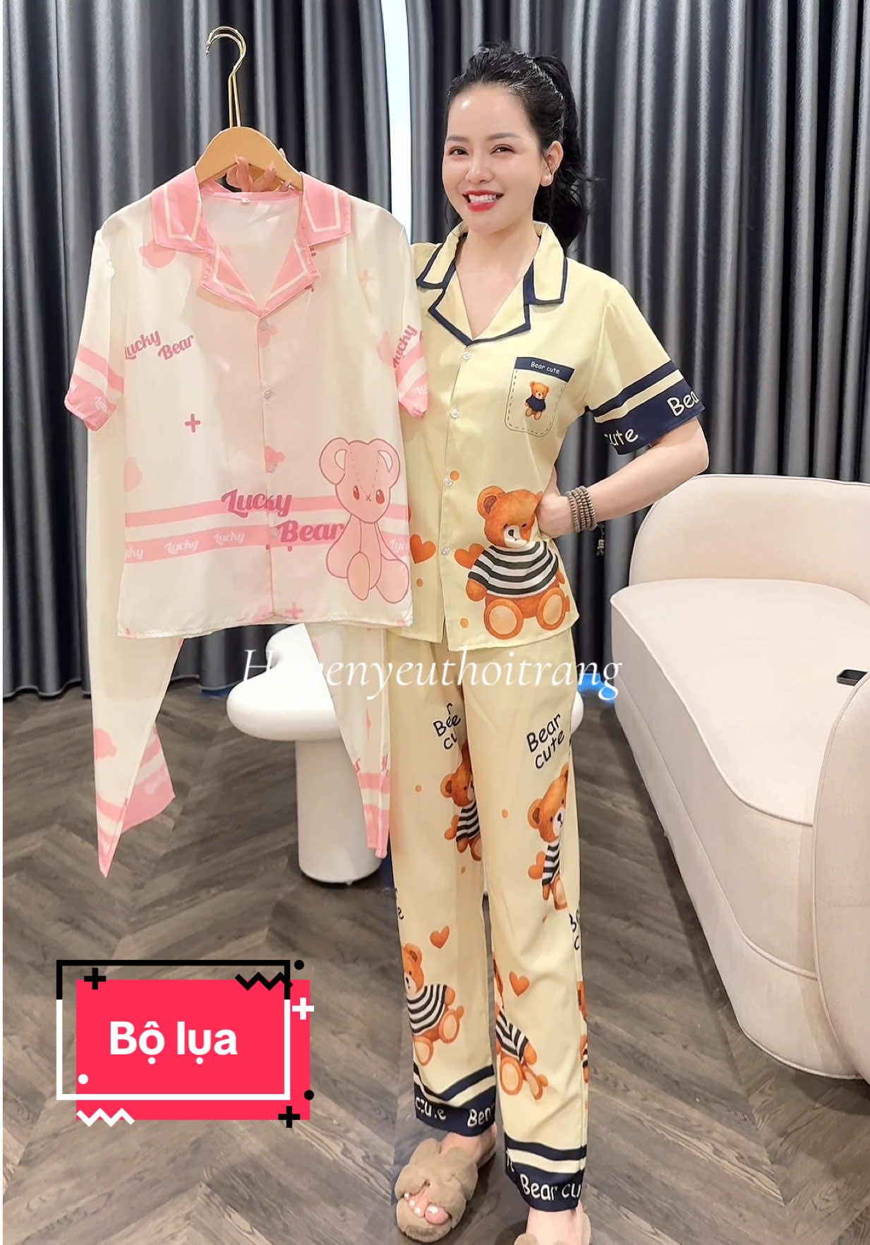 Bộ lụa xinh quá #xuhuong #bongu 