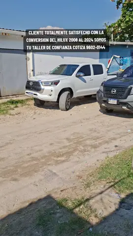 CLIENTE TOTALMENTE SATISFECHO CON LA CONVERSION DEL HILUX 2008 AL 2024  COTIZA 9602-0144 #multiservciosmc #pinturaautomotiva #sherwinwilliams #multiserviciosmc #certificado 