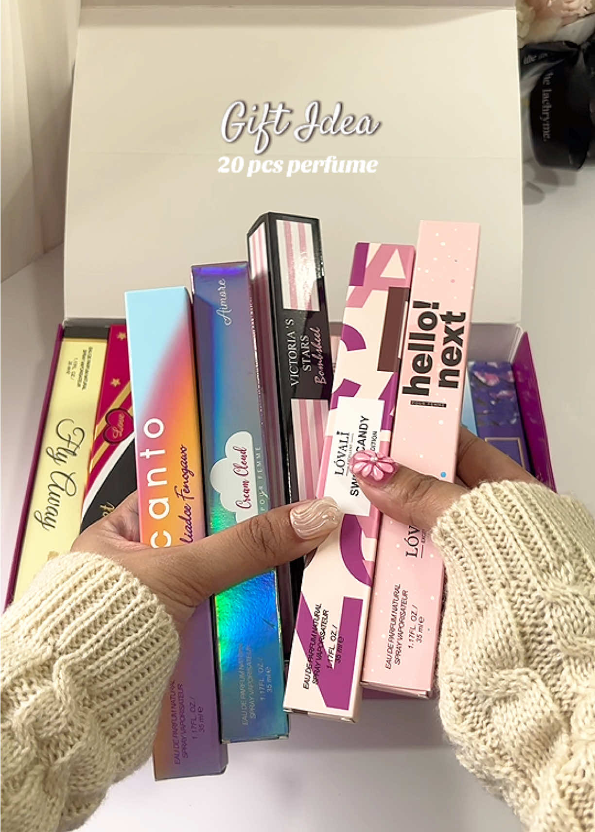 Affordable perfume tester set with 20pcs of 35ml scents — for men & women! Long-lasting, elegant, and perfect for gifting or starting a small perfume business. ✨ #perfume #perfumeforwomen  #giftideas #christmasgiftideas  #specialgifts