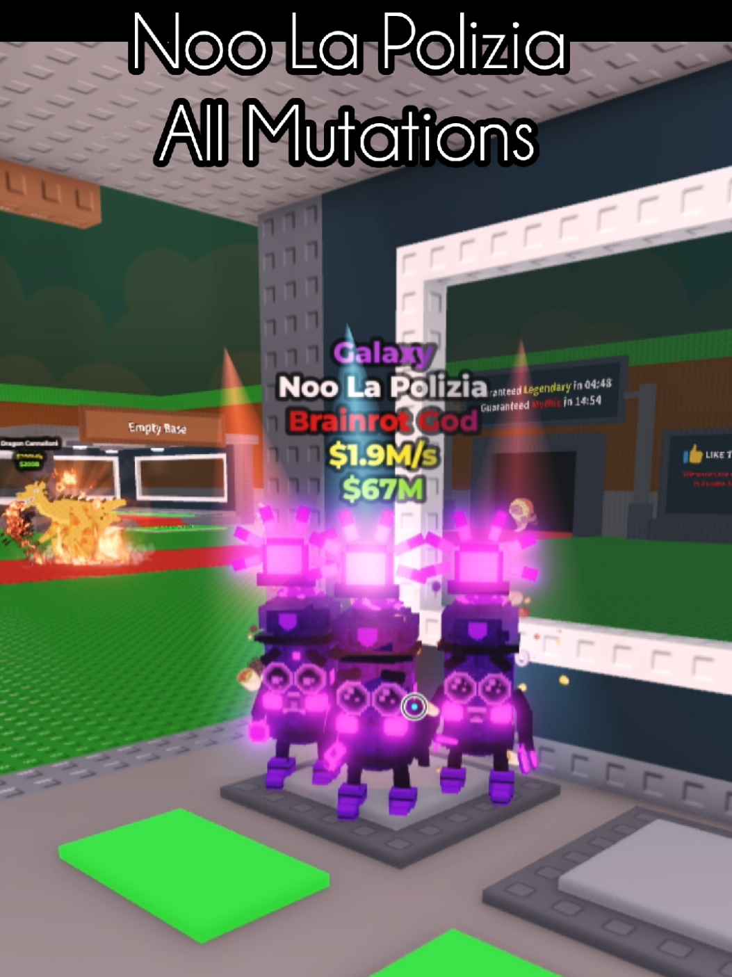 NEW NOO LA POLIZIA ALL MUTATIONS 😱 #robloxedit #stealabrainrot #brainrot #roblox  #noolapolizia 