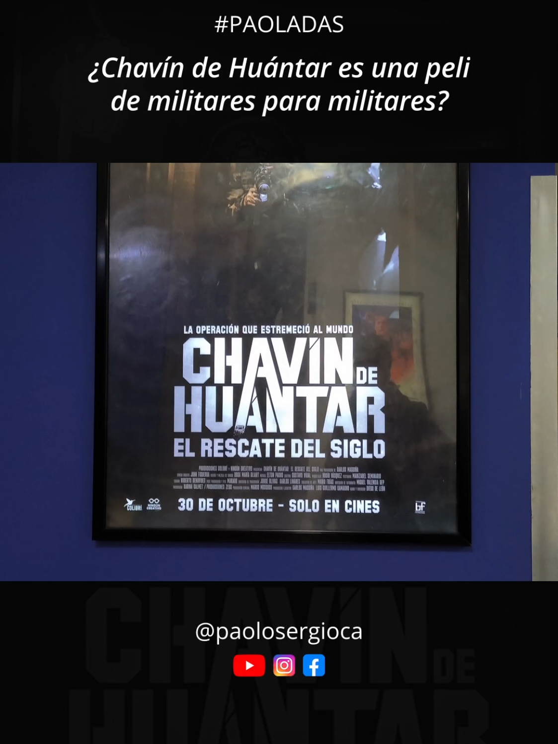 Chavín de Huántar es un gran tema mal ejecutado, pero Miguel Iza se lució. Mejor compren algo rico y vean Frankenstein en Netflix 🧟‍♂️ #chavindehuantar #cineplanet #cineperuano #frankenstein #netflix @Chavín de Huántar Cine @Cineplanet Perú 