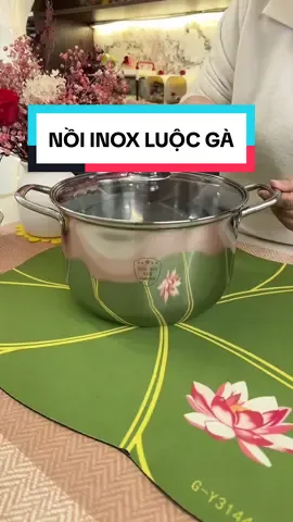 NỒI INOX 3 ĐÁY CAO CẤP KLINS 14CM - 32CM (Nồi size từ 14 -24cm tặng 2 cước kim tuyến và từ 26-32cm tặng 1 khay inox) #noiinox #noiinoxcaocap #noiluocga #noiluocgainox #donhabep 
