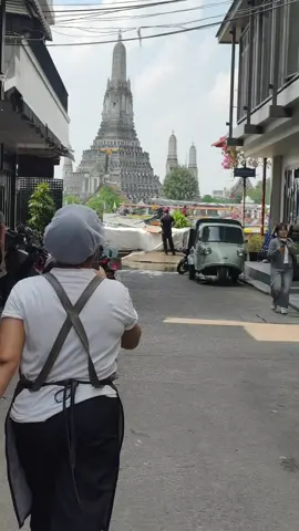 🛕⛅💧🌊#น้ําท่วมแล้ว #วัดอรุณ #วัดอรุณราชวราราม #ท่าเตียน #superzoom 