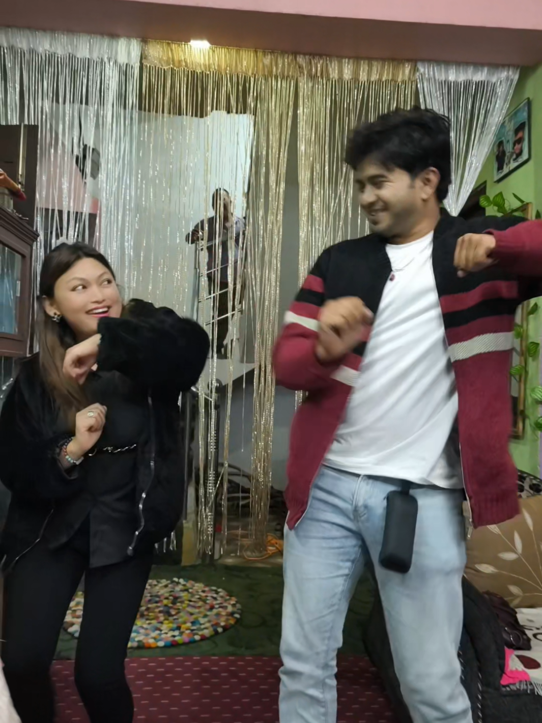 with the model himself @Kushal Bista ✅  he so fun...#hajurkaimayale  full vlog on my YouTube channel eurika puku vlogs hus...