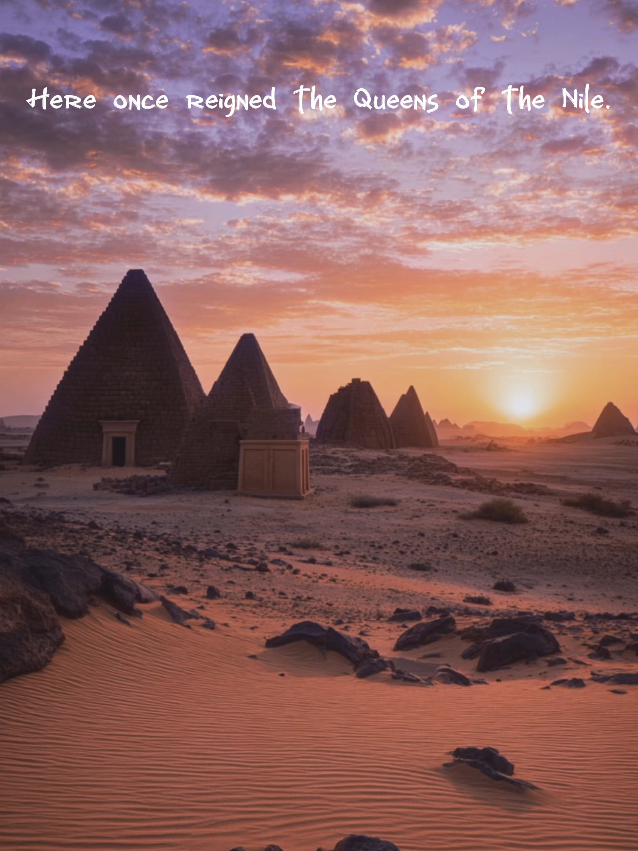 KANDAKA – LA FORCE DU NIL Cette œuvre visuelle est un hommage au peuple soudanais, à sa résilience silencieuse et à sa lumière intérieure. À travers dix scènes poétiques, la vidéo mêle histoire ancienne et présent symbolique, en s’inspirant des Kandaka, les reines nubiennes du Soudan antique — femmes de sagesse, de courage et de paix. Sans montrer la guerre, la vidéo évoque ce que le peuple endure — non pas par les armes, mais par la dignité. Chaque image raconte une renaissance : celle d’un pays qui garde foi en la vie, même dans la poussière et la nuit. “Tant que le Nil coule, le Soudan vit.” #anansyiart #histoire #sudan #soudan #peace