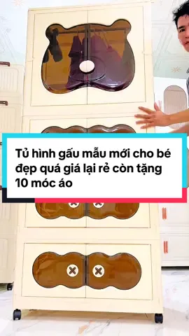 Tủ treo hình gấu mẫu mới cho bé đẹp quá , giá lại rẻ còn tặng 10 móc treo quần áo #tuquanao #tutreoquanao #tuquanaotreem #tuquanaogapgon #tuquanaochobe 
