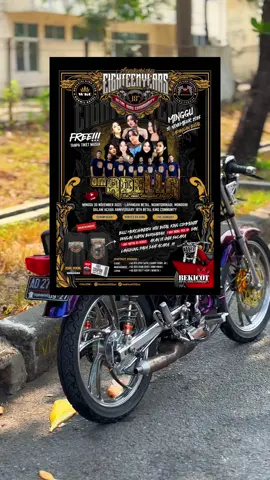 Ditunggu kedatangannya boloo tgl 30 november acara anniversary 18th Bekicot,free tanpa tiket masuk Salam kingers nusantara💨👑 #betalkingcomunity #wkc #wonogirikingclub #wkcjabodetabek 