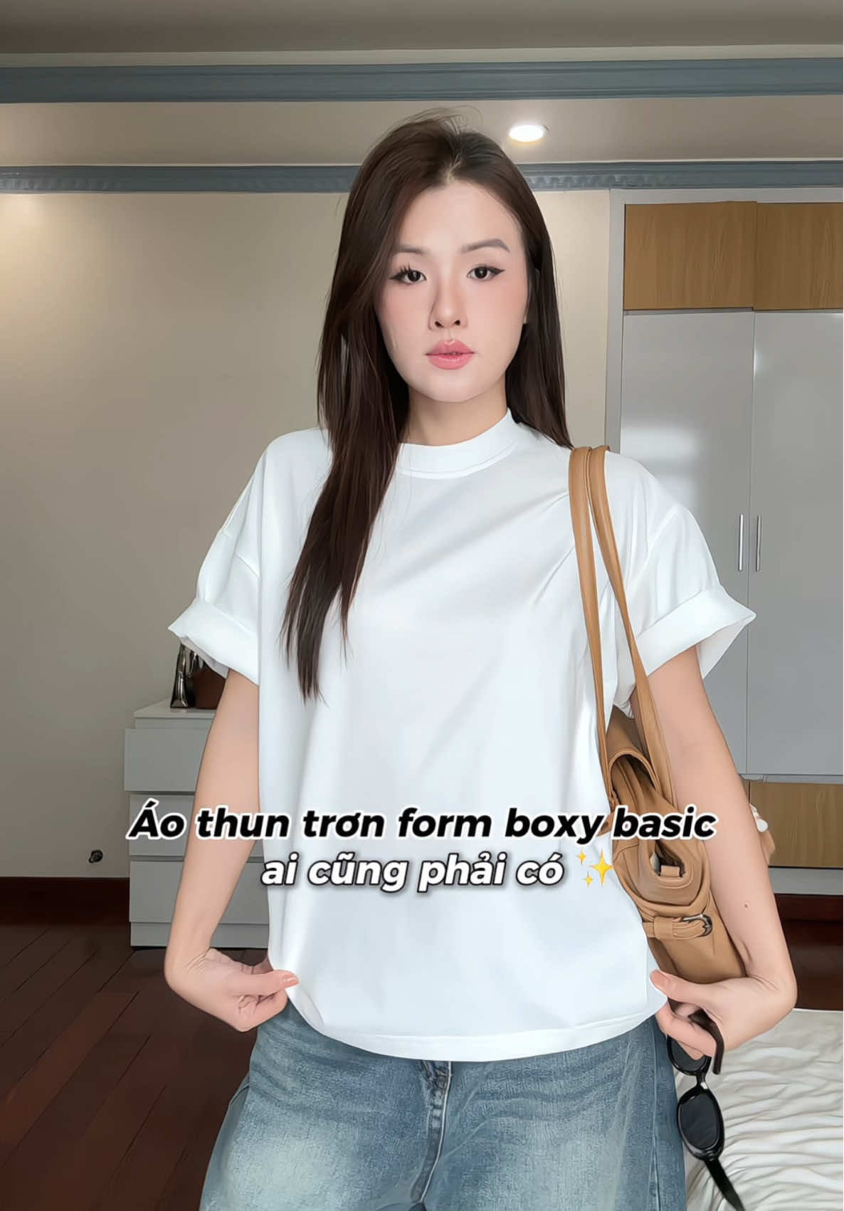 basic ai cũng phải có mấy màu trong tủ đồ✨ #aothun #viral#viroido #basicoutfit #OOTD 