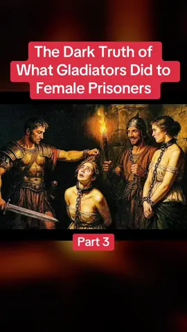 P.3-The Dark Truth of What Gladiators Did to Female Prisoners #History #darkhistory #gladiator #HistoryTime #tudorhistory 