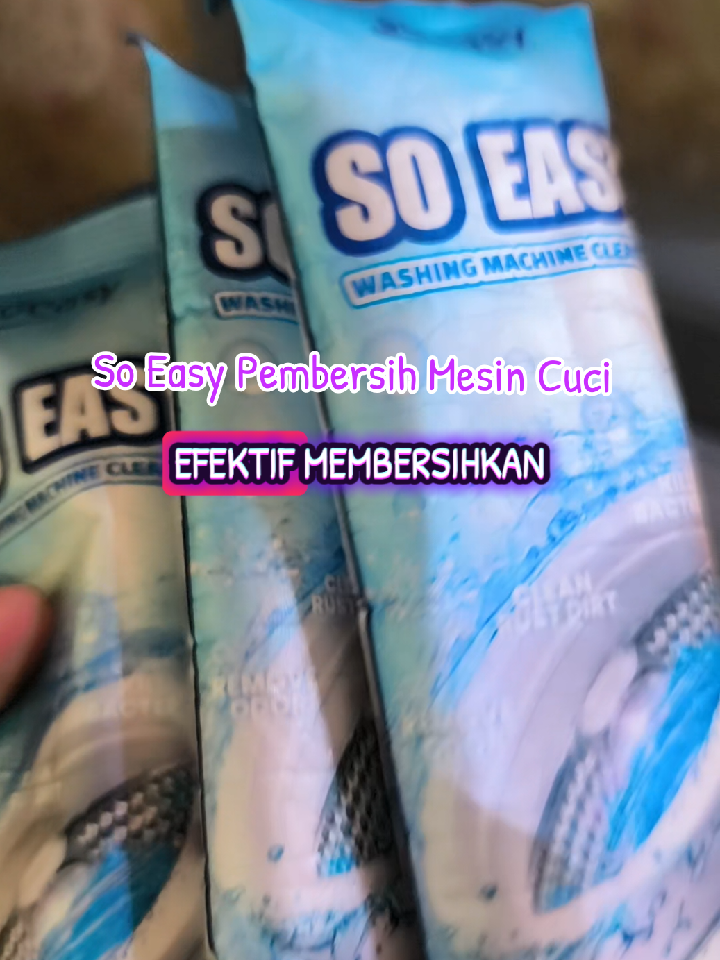 So Easy Pembersih Mesin Cuci yang efektif Bersihkan Mesin Cuci dan Mengatasi Bau Apek pada Mesin Cuci #soeasy #pembersihmesincuci #washingmachinecleaner #mesincuci #promoguncang1111 