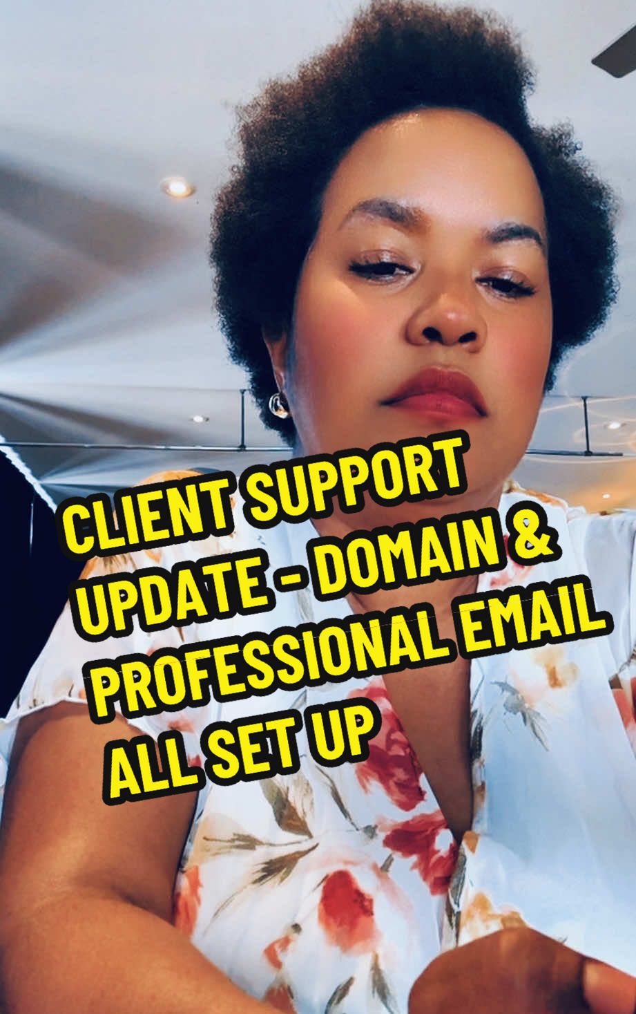 Client updated: Domain and professional email all set up #businessgoals #growthmindset🌱 #digitalmarketing101 #howtomakemoneyonlineforbeginners #howtostartanonlinebusiness @Elizabeth To'oro 
