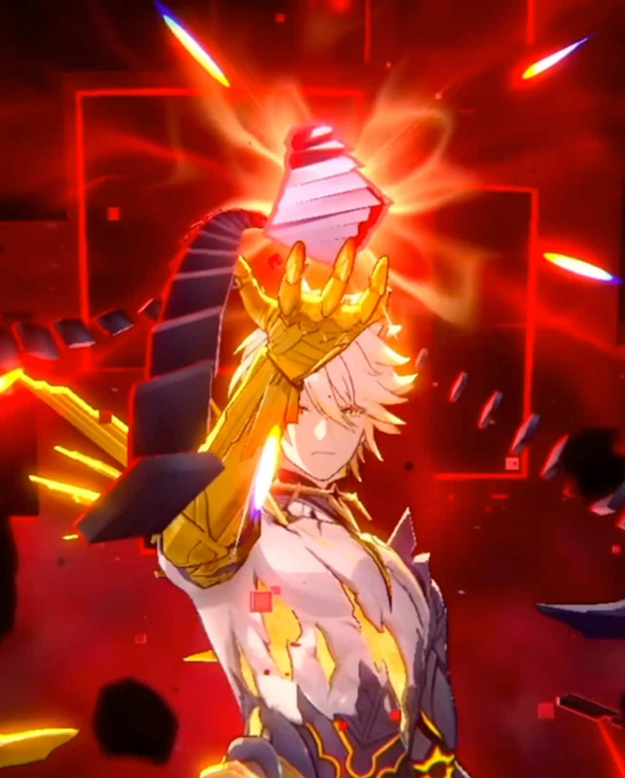 白厄：變身前你叫我牢白我不挑你的理，但變身後你應該叫我什麼？ 天空泰坦：爹！白爹！ #HonkaiStarRail #崩壞星穹鐵道 #白厄 