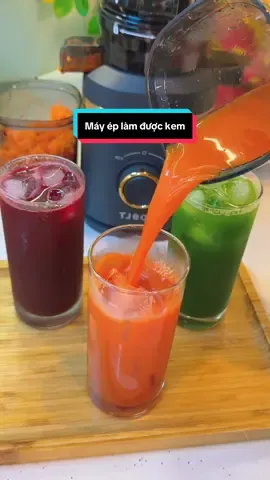 + 1 máy ép chậm ép kiệt bã và làm được kem #nhaquynhdam #ancungtiktok #tjean #TJeanMáyépchậm, @TJean Electric Vietnam 