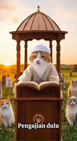 pengajian dulu gaess #kucinglucu #kucingorange #kucing #sioyen #kucingtiktok 