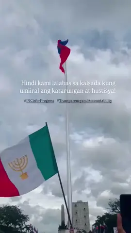 Hindi kami lalabas sa kalsada kung umiiral ang katarungan at hustisya! ACCOUNTABILITY AT TRANSPARENCY ang deserve ng sambayanang Pilipino, isang saang araw na ang nakalipas simula ng malantad ang anomalya sa flood control, hanggang ngayon wala pa ring nakukulong. #INCisforProgress #transparency  #accountability #incrally #iglesianicristo 