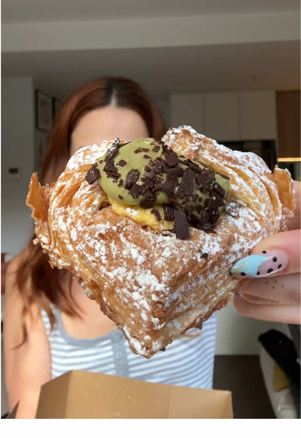 Yes. @Pistachiopapiofficial @Bakers Delight 🍞 #fyp #FoodTok 