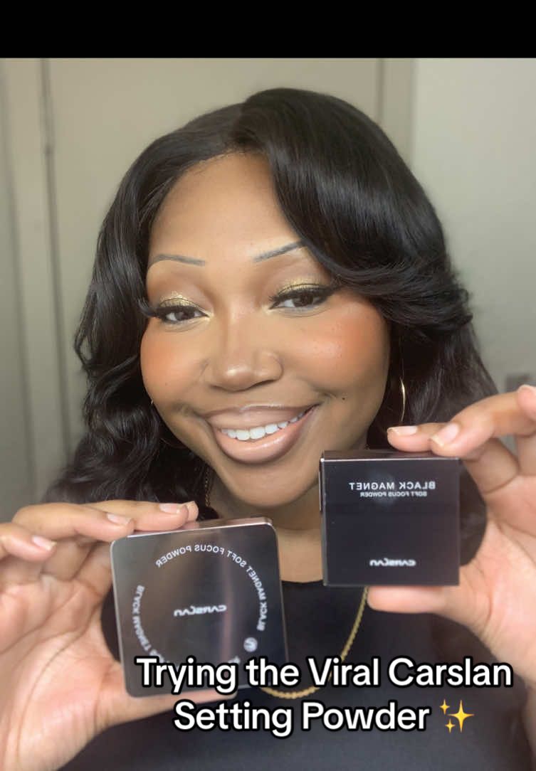 @carslan_us Did not come to play! 😍🔥 I’m presently surprised this is the first time a translucent powder (especially one this white) has worked for me . The proof is in the powder, babe! Click that orange shopping cart to get yours.🤗🛍️  #c#carslans#settingpowderm#makeupreviewm#makeuplovert#translucentpowder