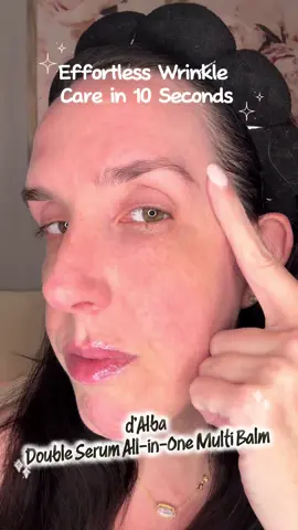 Effortless Wrinkle Care + Small Habit = Big Difference Wrinkle care doesn’t have to be complicated 💫 Just 10 seconds a day with d’Alba Double Serum All-in-One Multi Balm gives you smooth, hydrated, youthful skin anytime, anywhere 💗  #dalba #wrinklecare #multibalm #skincareroutine #kbeauty  @DALBA 