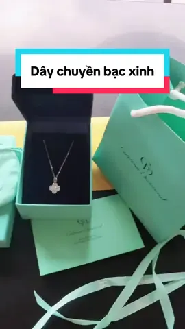 Dây chuyền bạc xinh  #MỹHằngMăng #daychuyen #daychuyennu #xh #20thang11 