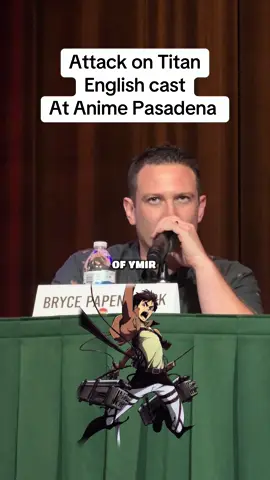 The amazing English cast of Attack on Titan, take center stage at Anime Pasadena 2025!!  Bryce Papenbrook, Trina Nishimura, Jessie James Grelle, Lauren Landa, David Matranga, Clifford Chapin, Bryson Baugus!!  #AttackOnTitan #attackontitanseason4 #erenjeager #animepasadena #anime 