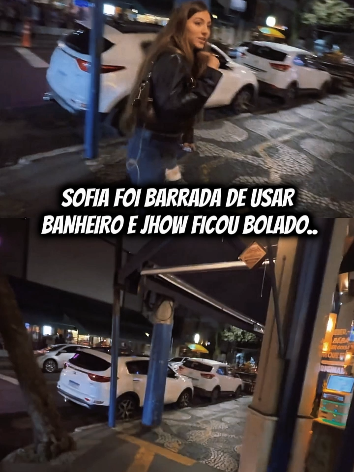 Durante a live do JhowRJ, Sofia Espanha tentou usar o banheiro de um restaurante, mas foi impedida de entrar. Isso deixou o Jhow irritado com o estabelecimento. #jhowrj #jhowrj1 #sofiaespanha #fofoca #live #irl #bdj