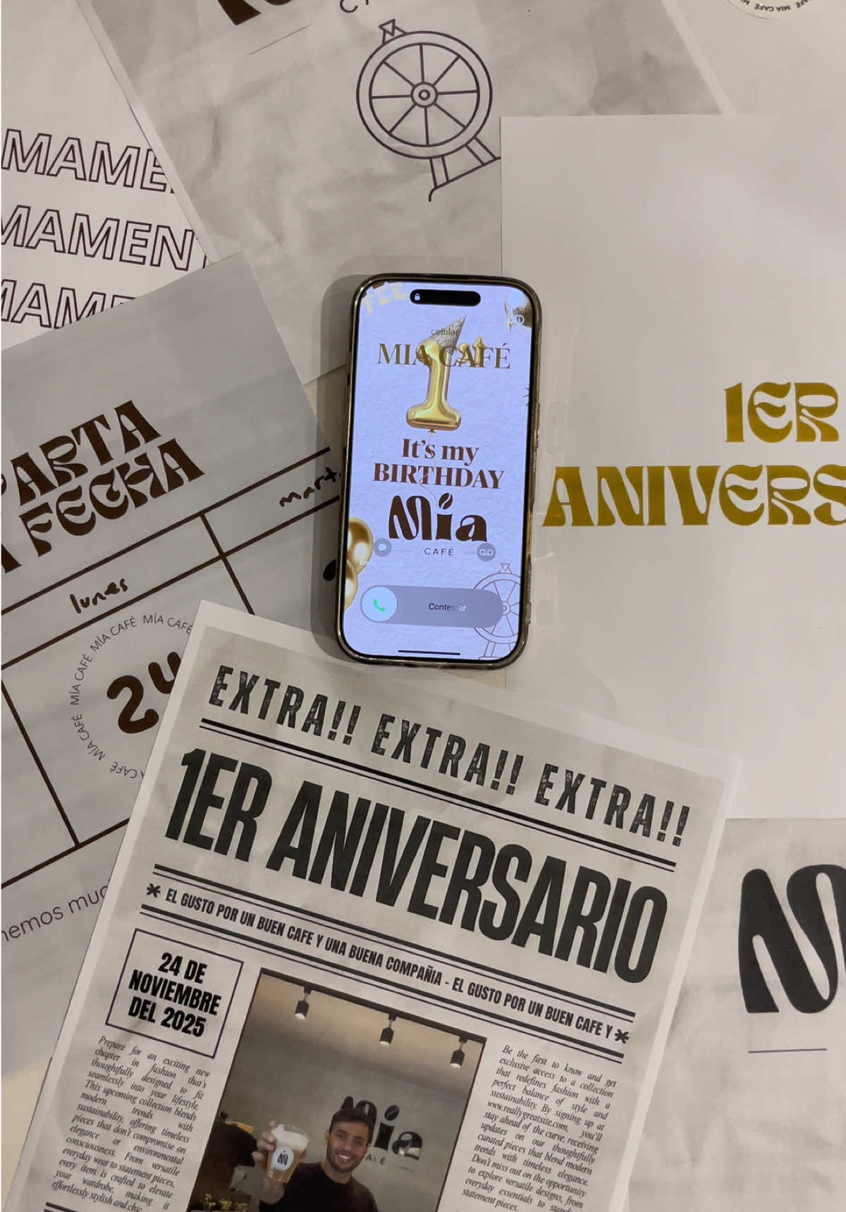 MÍA CAFÉ !! Te invita a nuestro primer aniversario!!! ☕️🎂✨ Este 24 de noviembre VISÍTANOS! Tendremos muchas sorpresas para ti.  #fyp #fypシ゚ #cafe #fypage #fyppppppppppppppppppppppp 