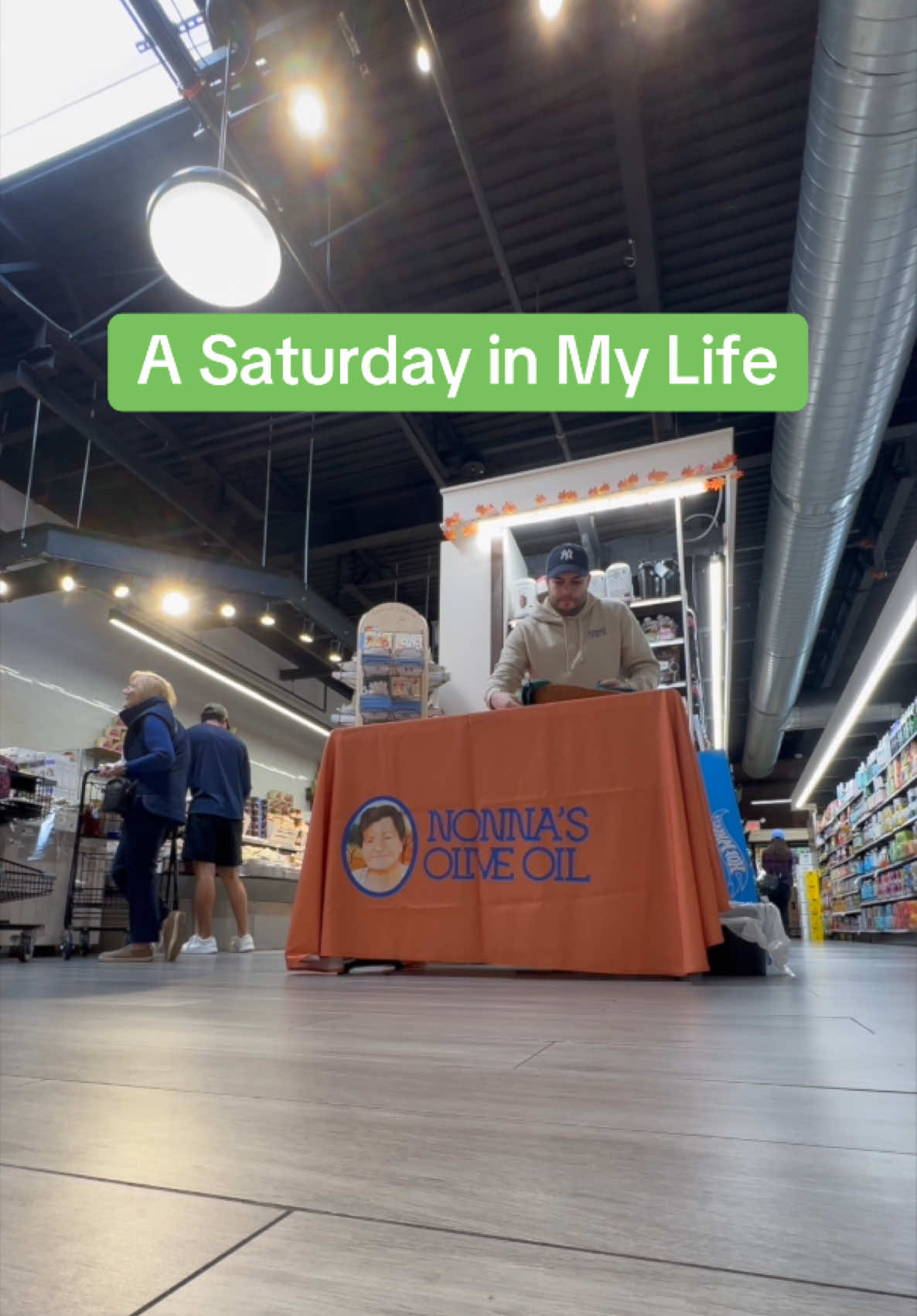 A Saturday in the life of an EVOO salesman 🫒