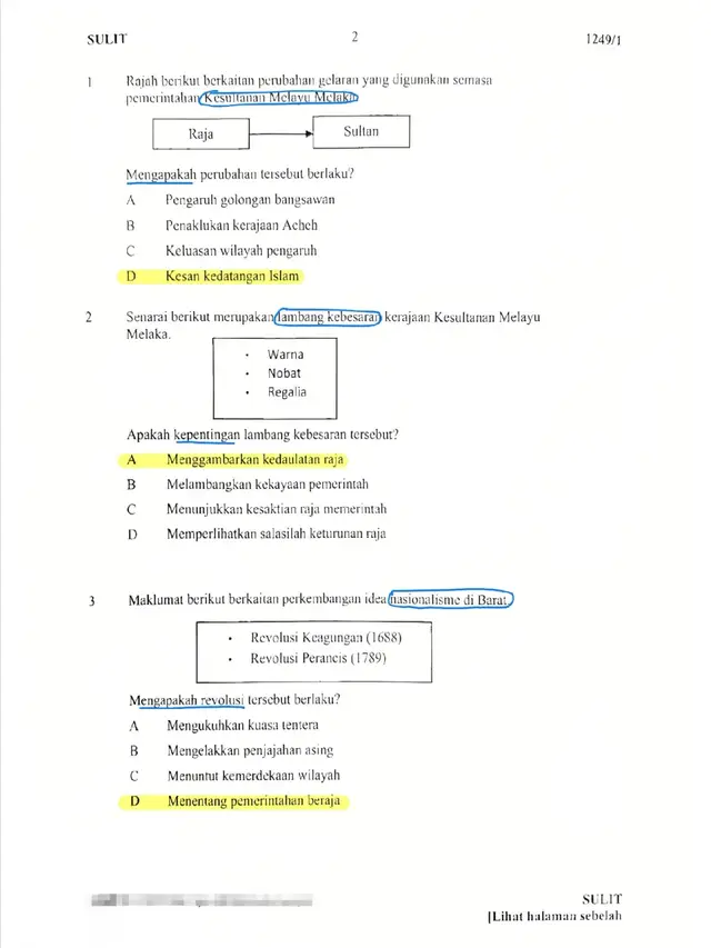 Banyakkan juga buat latihan kertas 1 ya, inshaallah  dapat bantu kamu skor markah... 💪🤩📚 #hukumkanunmelaka  #SejarahSPM #tipsstudy #ptm #skorasejarahspm 