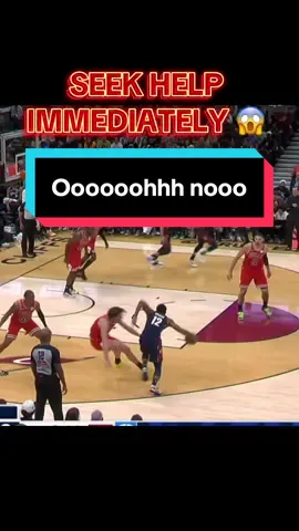 Ohhhhh nooo. Josh Giddey was having a year until this!  #hoop365 #basketball #NBA 