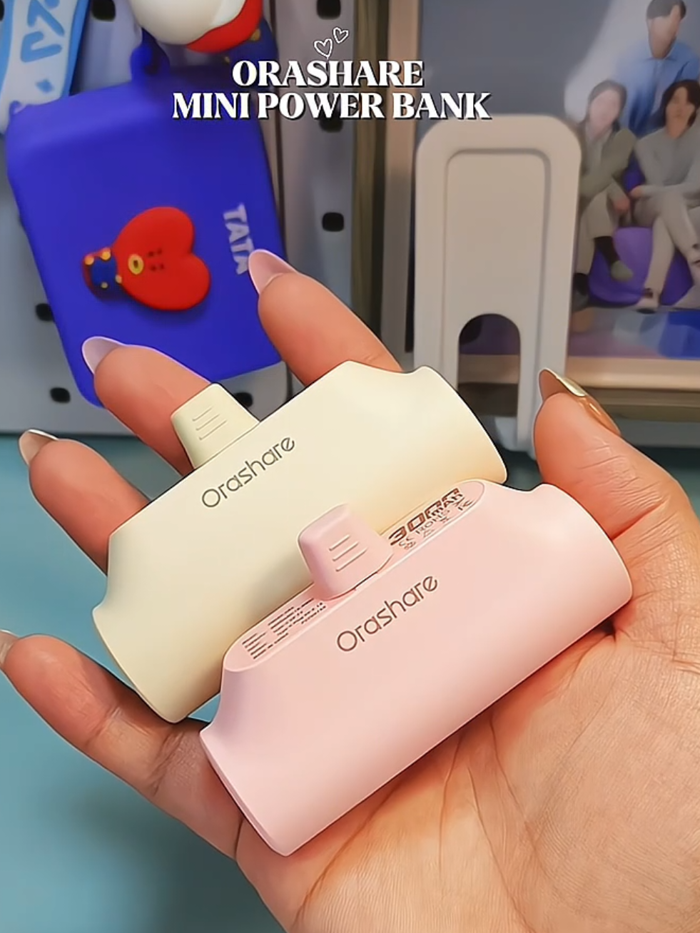 Orashare Mini Power Bank 3000mah.✨ #orashare #orasharepowerbank #minipowebank #powerbank #fyp 