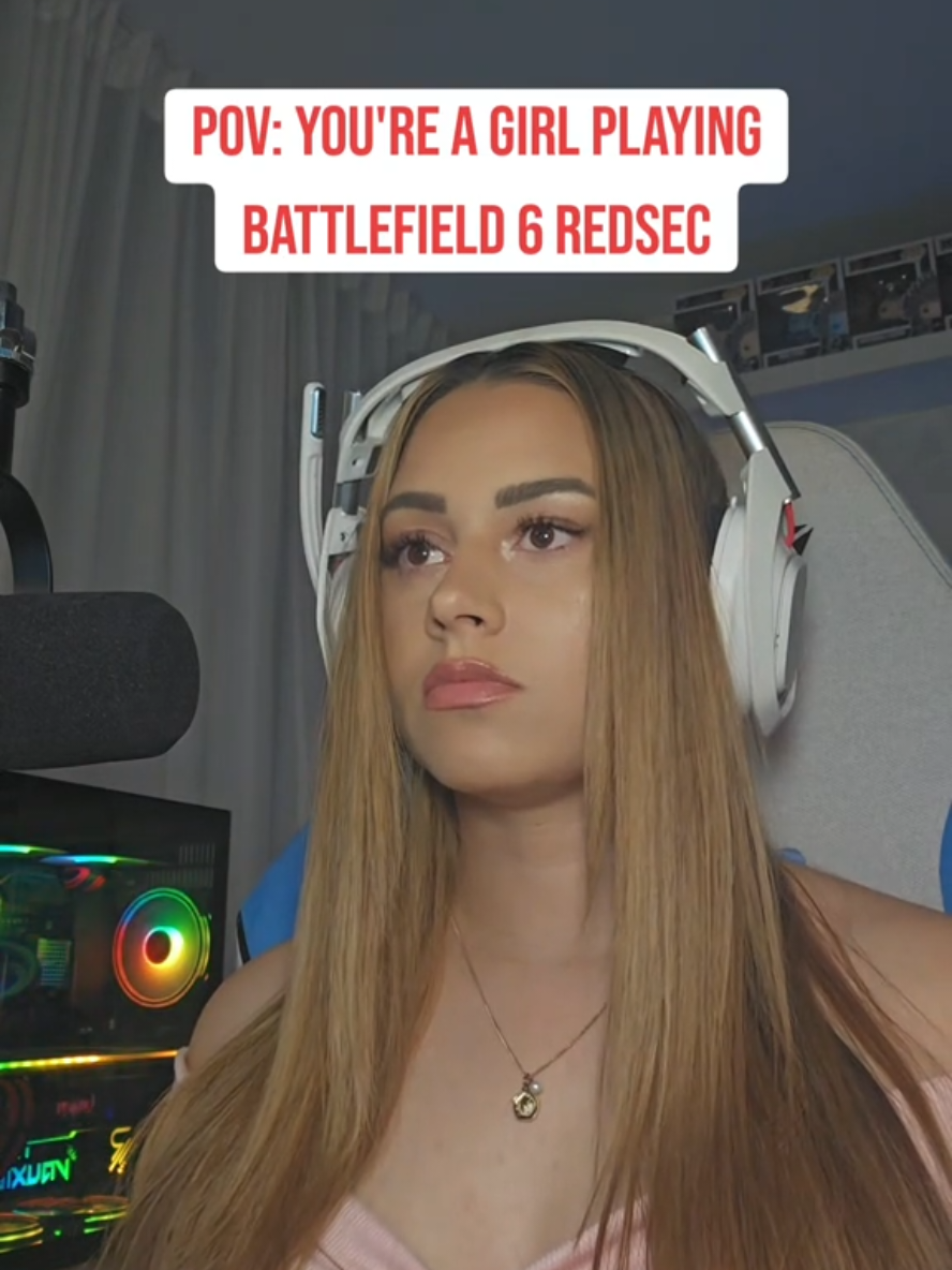 Trying to find friends on BF6 is hard 🥀 #Battlefield6 #GamerGirl #gaming #femalestreamer #redsec 