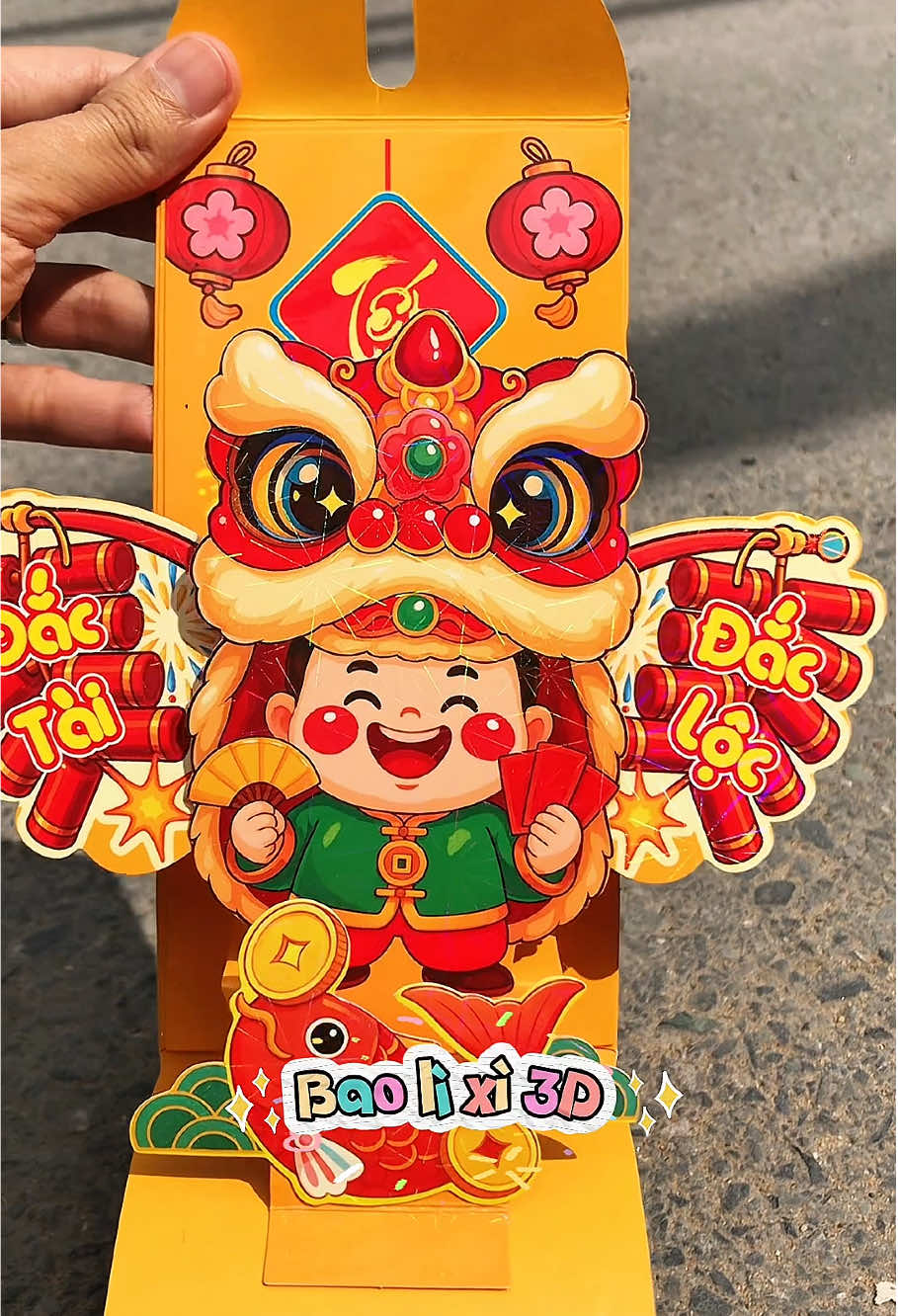 Mẫu bao lì xì 3D mới toanh cho năm nay #baolixi3D #lixitet #xh