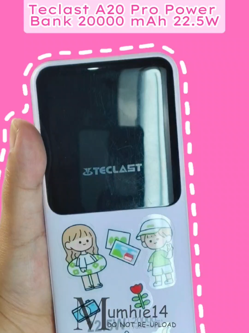 Teclast A20 Pro Power Bank 20000 mAh 22.5w Power Bank Portable Charger Backup Charging Brownout Charger #powerbank #portablecharging #charger #backupcharger 