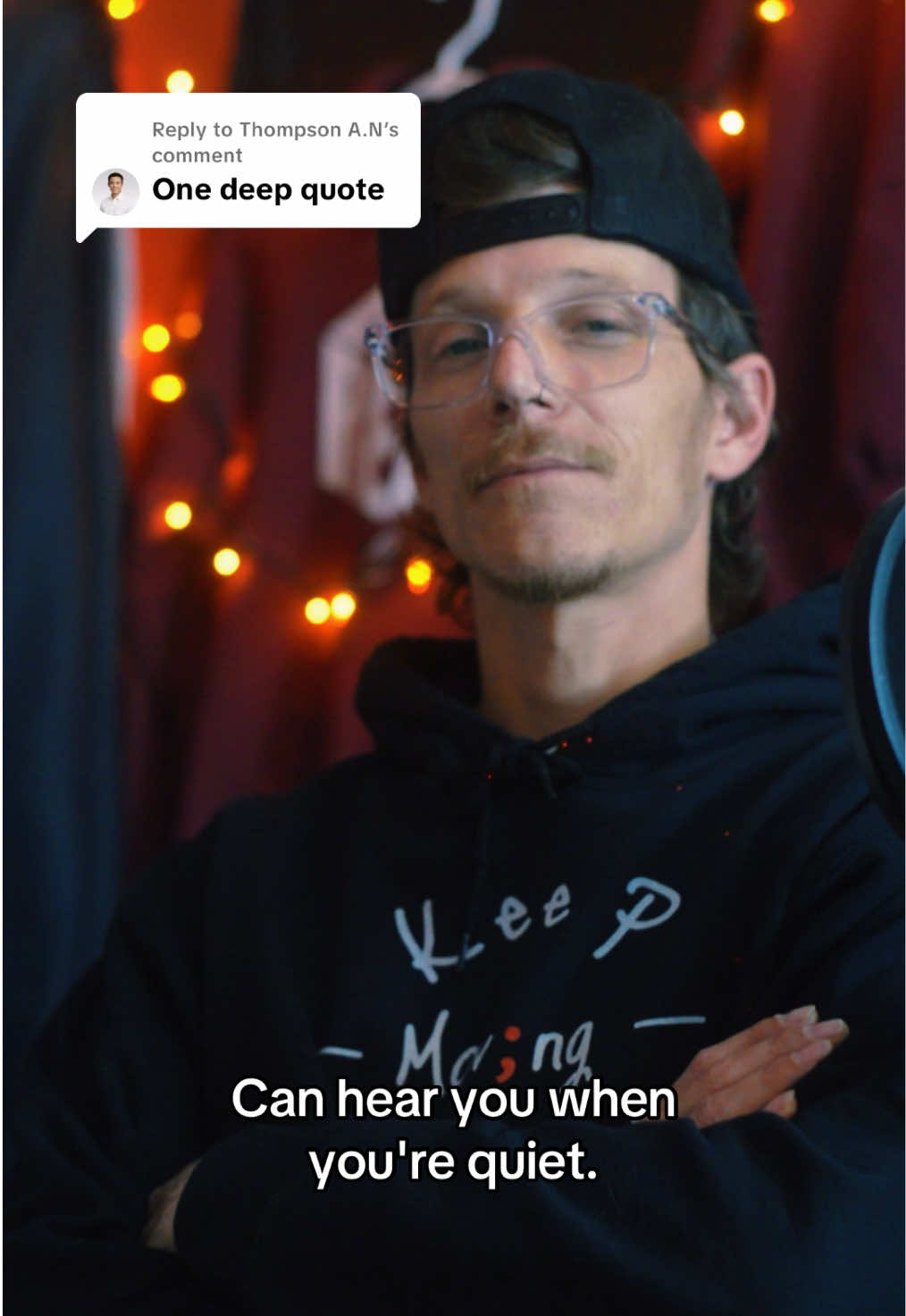 Replying to @Thompson A.N Quote of the Day 😌