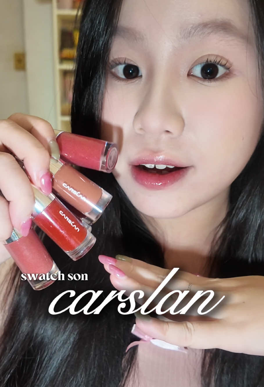 dòng son dưỡng có màu tui iuuu thích gần đây, son dưỡng mà sốp làm đẹp dị ó coi có được hăm  #sonduong #carslan #makeup #swatch 