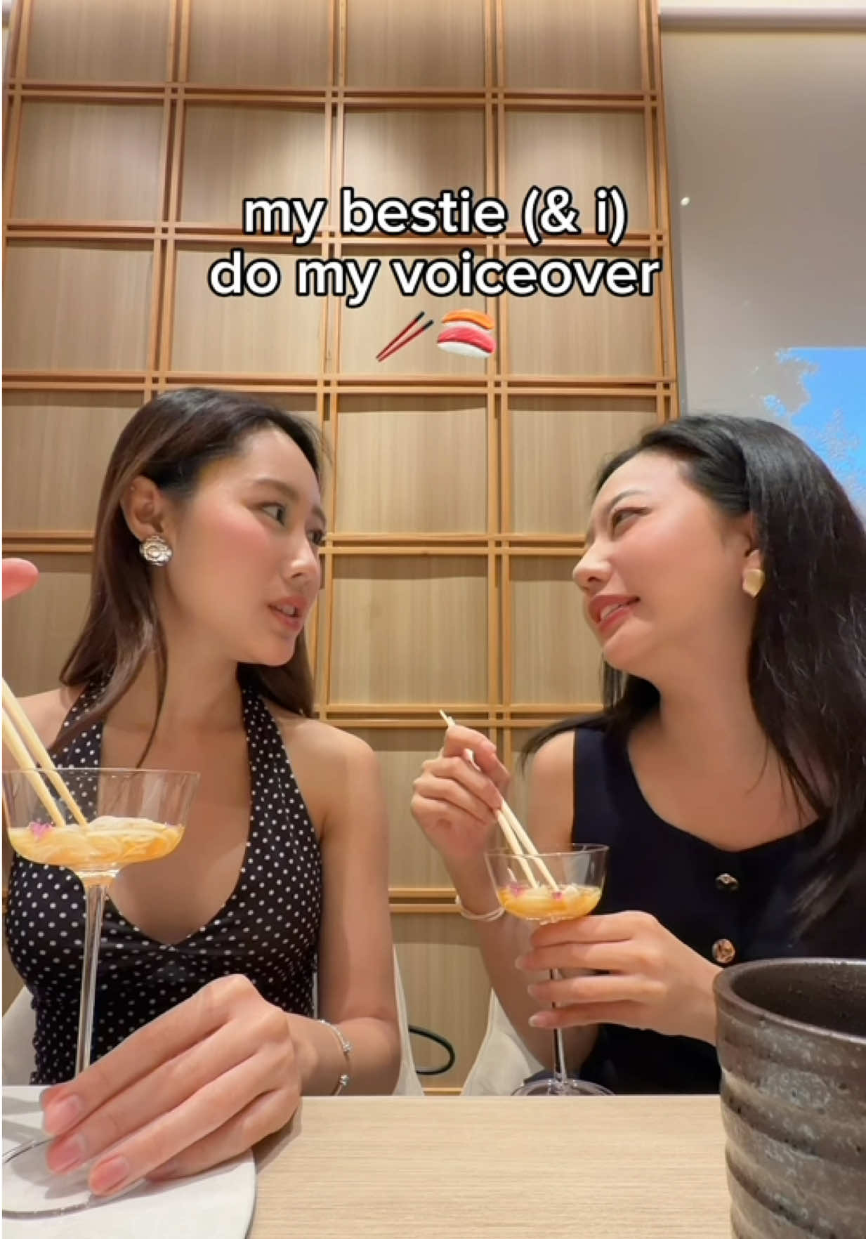 ชวนเพื่อนมา voiceover😜แล้วสรุปเรารู้จักกันได้ไง?5555555 วันนี้มาทานกันที่ร้าน @umedabangkok ✨เป็น omakase อีกร้านที่อร่อยมากกก ไปลองแล้วไม่ผิดหวังแน่นอนค่ะ(โยชอบมาก555555)