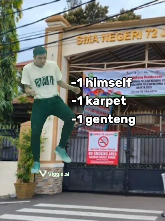 bro kalah sama genteng dawg😹🤓 #jokes #memeabsurd #sman72jakarta #thesiliters #fyp 