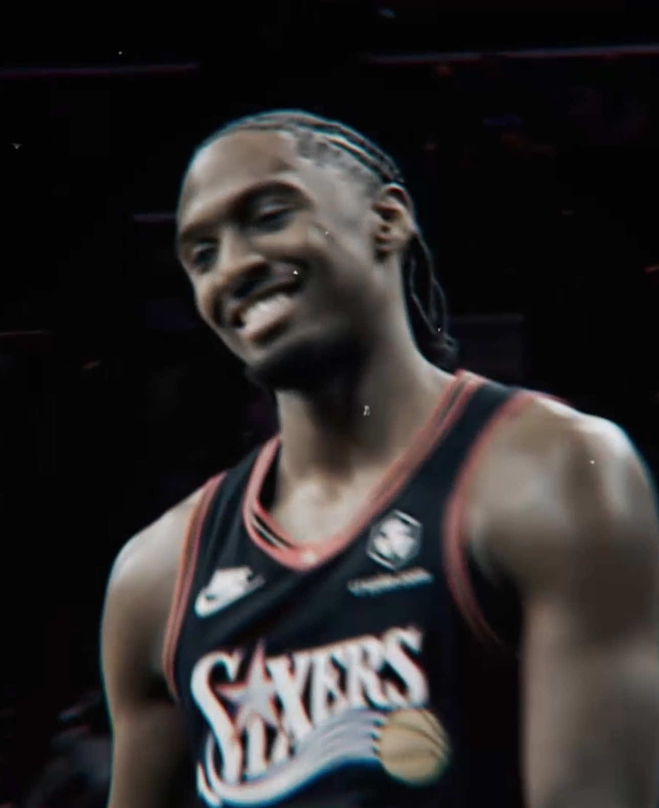 Tyrese with this jersey 😮‍💨🖤 // #basketball #NBA #tyresemaxey #nbaedits #fyp 