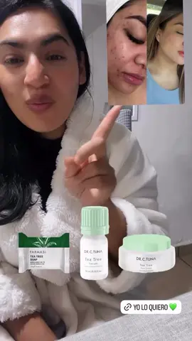 🌿✨ Les juro que desde que empecé a usar el kit Tea Tree (jabón, suero y cremita) mi piel cambió por completo 😍 Más limpia, sin tanta grasa y con ese brillo natural que no se ve falso, ¡se ve saludable! 💧 Si estás lidiando con granitos, brotes o simplemente quieres una piel más equilibrada, este combo es para ti. Yo ya lo probé… y de verdad FUNCIONA 🔥 💚 Estoy armando 15 paquetes para las que quieran probarlo conmigo — mándame mensajito porque ¡se acaban rápido! #TeaTreePower #RutinaFarmasi #PielBonitaSiempre #SkincareNatural #GlowReal  