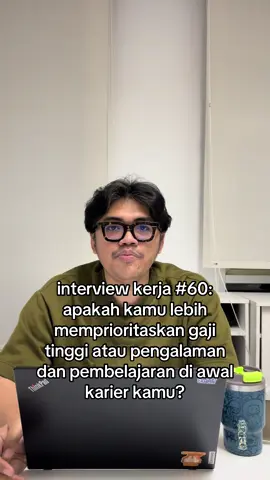 interview kerja nomor 60 #duniakerja #tiktokcorporate #interviewkerja 