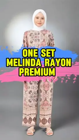One Set Melinda Rayon Premium, Busui Setelan Wanita Atasan Bawahan Celana Panjang Batik Adem Nyaman Tebal #setelanrayon #setelanoneset #setelanbatik #ai #wibgajian 