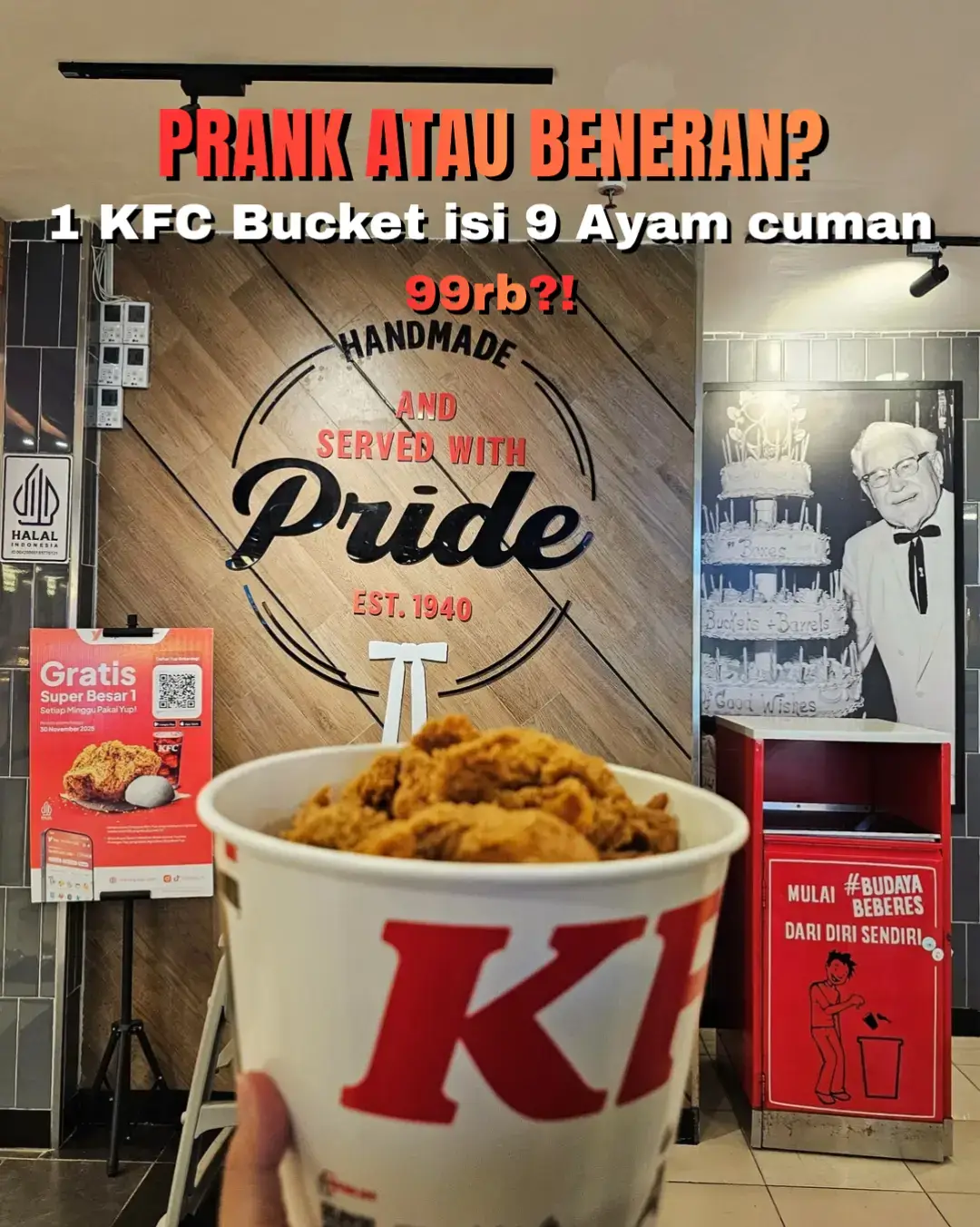 No 𝙋𝙍𝘼𝙉𝙆 it's 𝙍𝙀𝘼𝙇, beneran promo segila ini ordernya pakai @thinkyup.id aja  📲 Download Aplikasi 